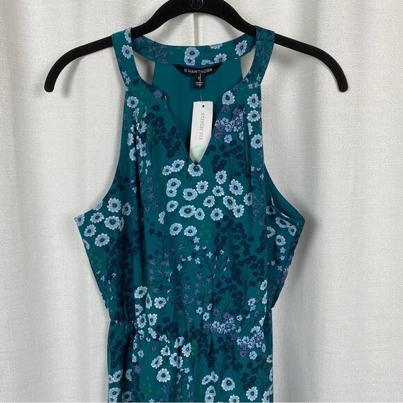 Stitch Fix 41 Hawthorn Teal Green Neal Dress Sz.M NWT - Picture 4 of 13